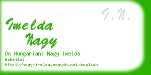 imelda nagy business card